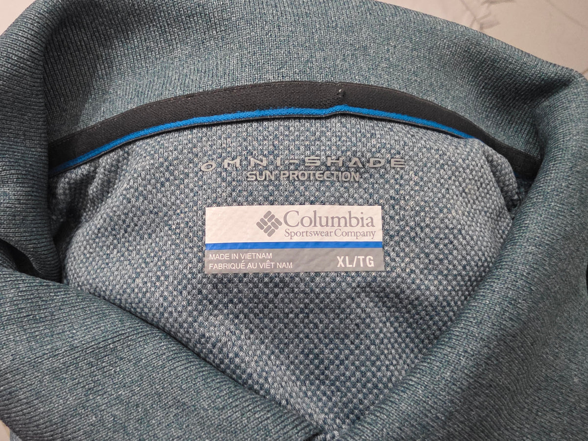 Playera Columbia Xgrande Xl Verde Omni Shade Sun Proteccion (Usado)