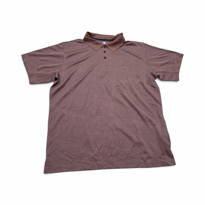 Playera Polo Columbia Xgrande Xl Vino Omni Shade (Usado)