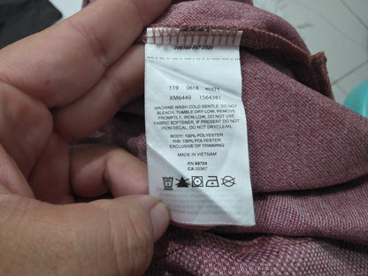 Playera Polo Columbia Xgrande Xl Vino Omni Shade (Usado)