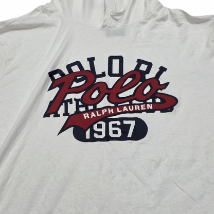 Playera Con Gorro Ralph Lauren Xgrande Xl Blanca Letras (nuevo)