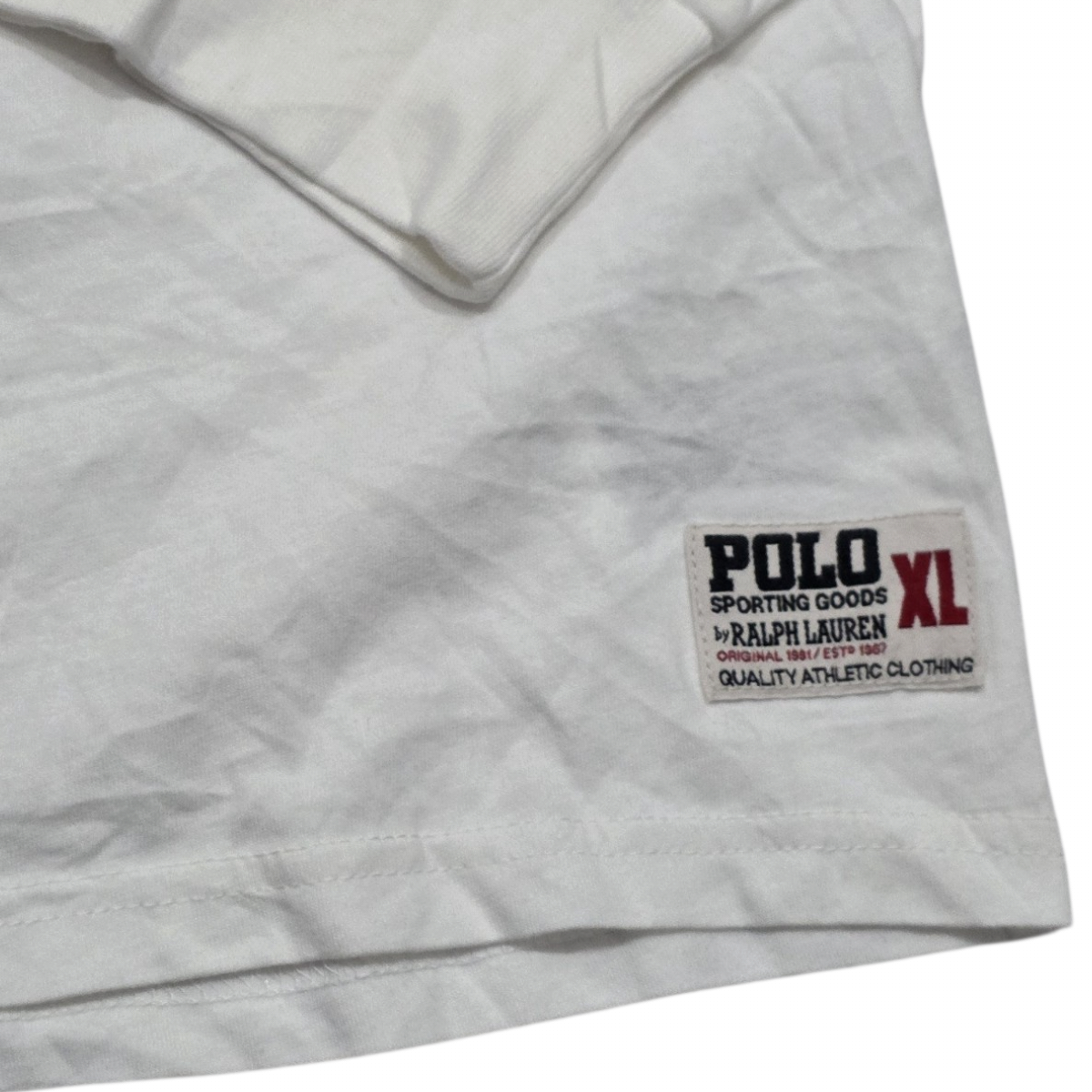 Playera Con Gorro Ralph Lauren Xgrande Xl Blanca Letras (nuevo)