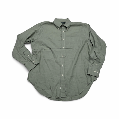 Camisa Ralph Lauren Grande L 16 1/2 Classic Fit Verde (Usado)