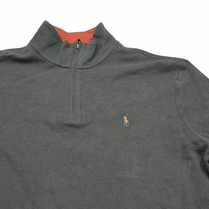 Sueter Ralph Lauren Mediano M Estate Rib Verde Pony Colores (Usado)