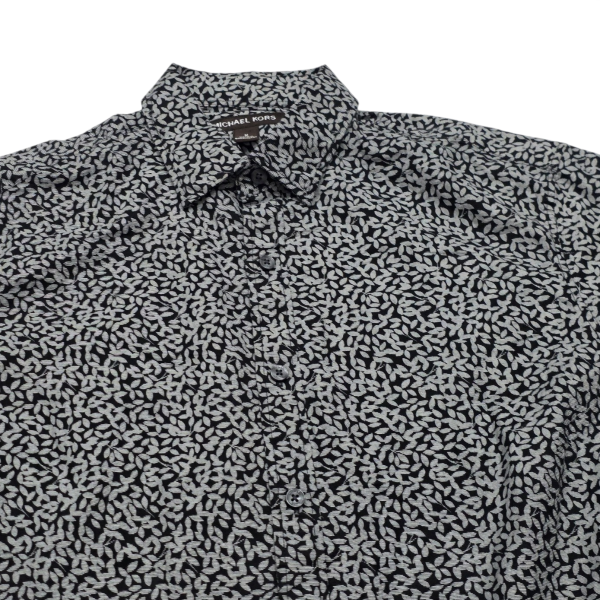 Camisa Manga Corta Michael Kors Mediana M Negro Y Blanco (Usado)