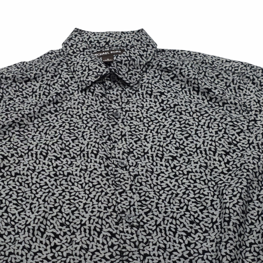 Camisa Manga Corta Michael Kors Mediana M Negro Y Blanco (Usado)