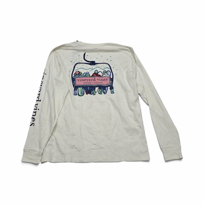 Playera Manga Larga Vineyard Vines Chico S Ski (Nuevo)
