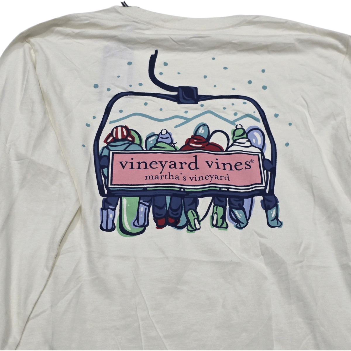 Playera Manga Larga Vineyard Vines Chico S Ski (Nuevo)