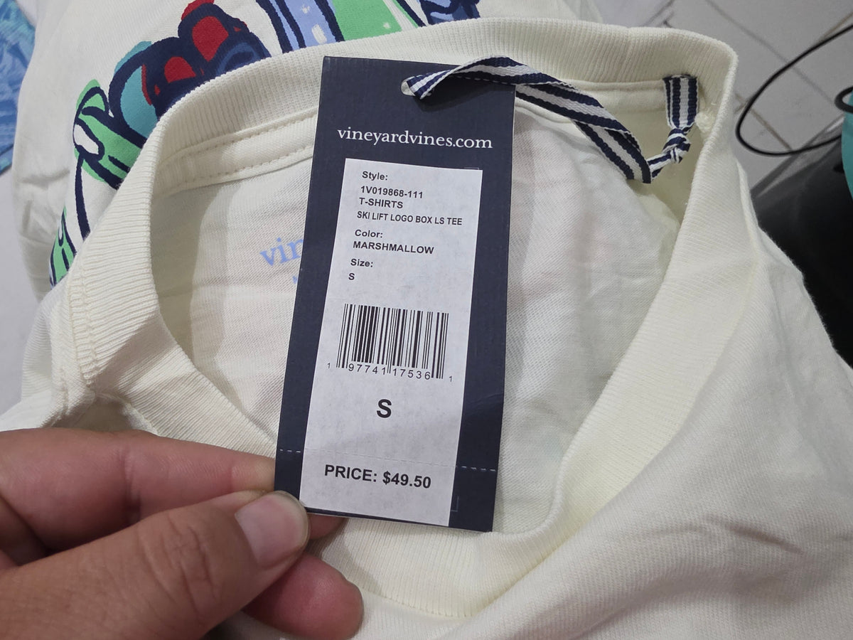 Playera Manga Larga Vineyard Vines Chico S Ski (Nuevo)