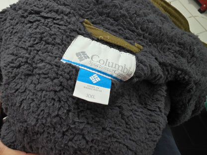 Chamarra Columbia 2xl Cafe Aborregada (Nuevo)