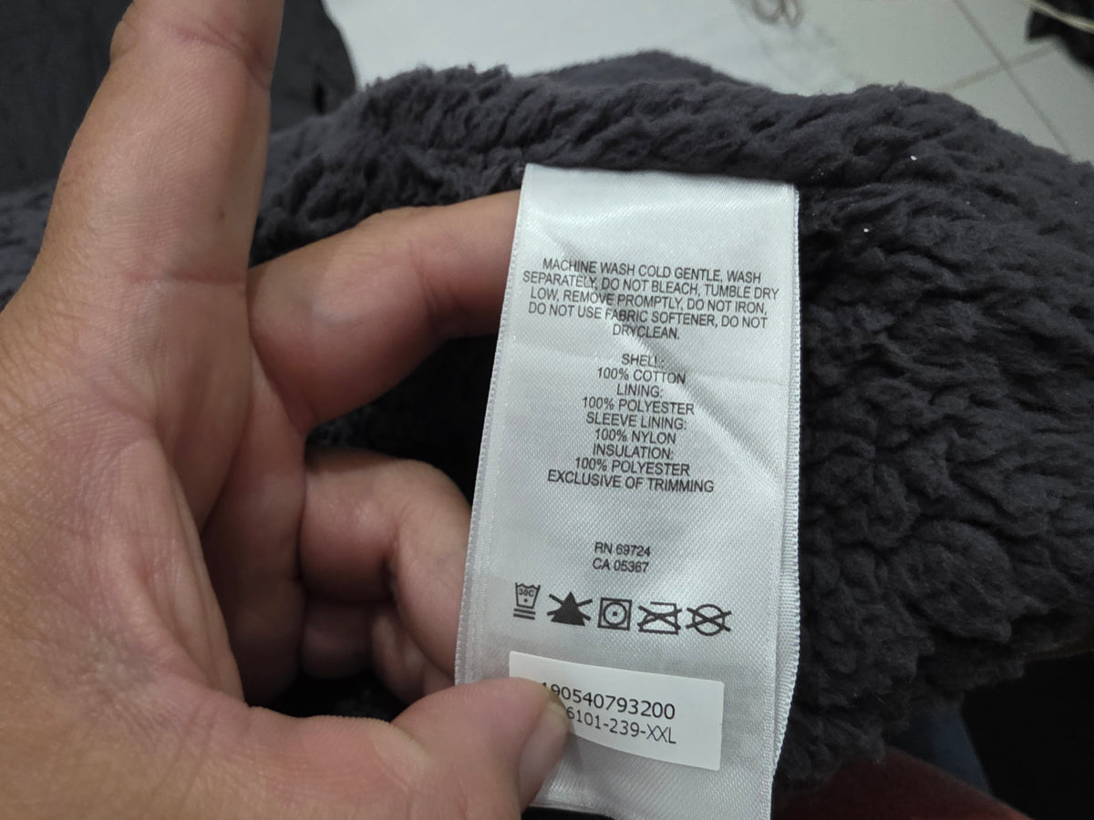 Chamarra Columbia 2xl Cafe Aborregada (Nuevo)