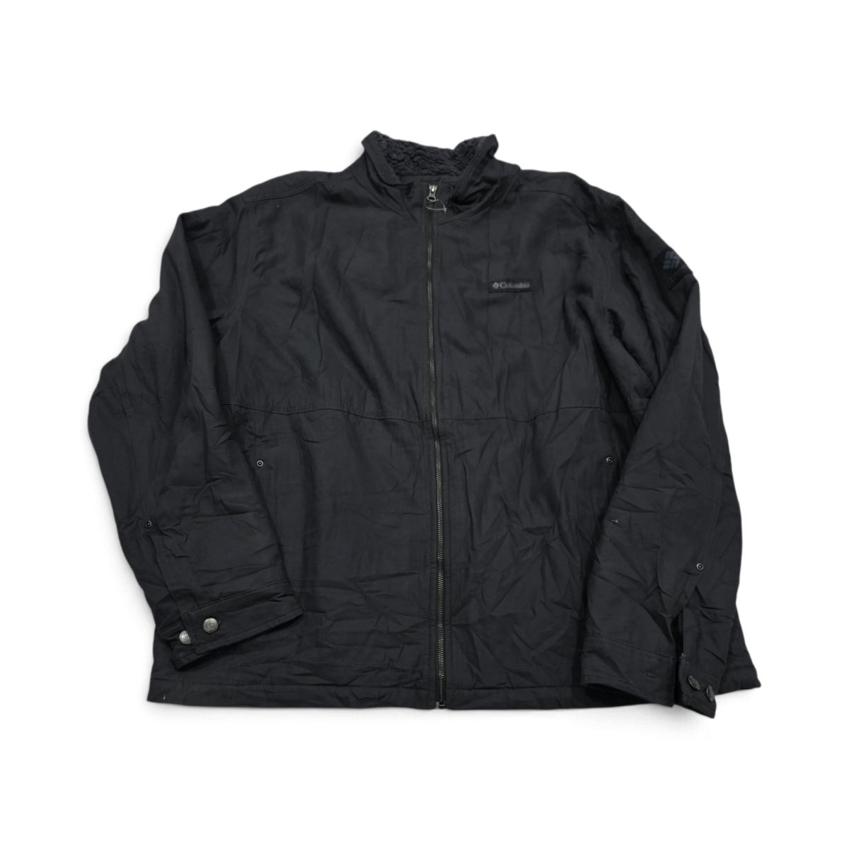 Chamarra Columbia 2xl Gris Oscuro Aborregada (Nuevo)