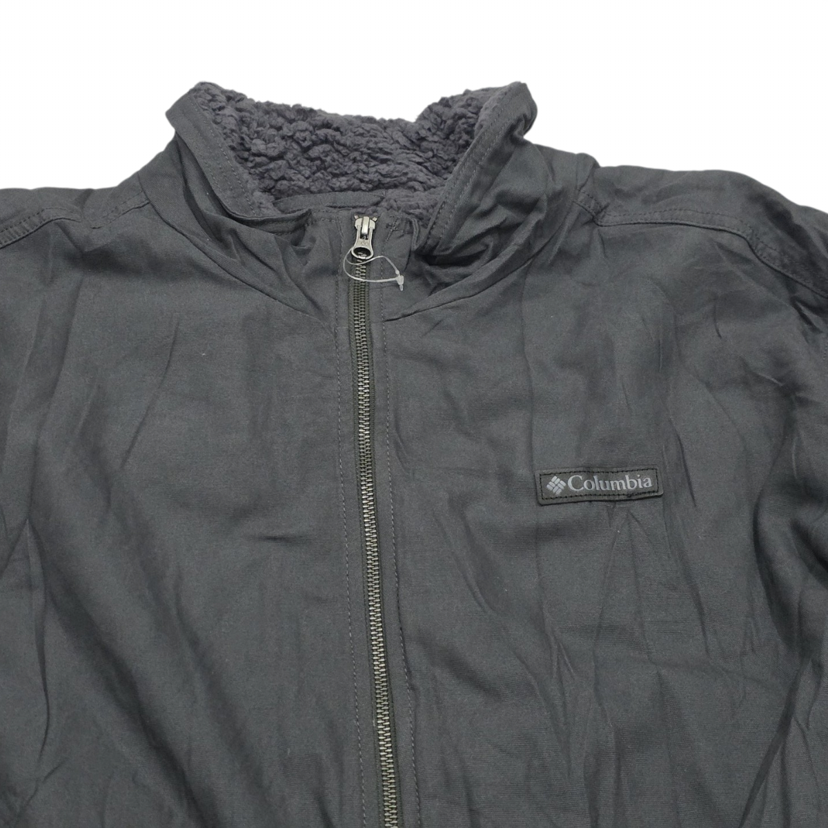 Chamarra Columbia 2xl Gris Oscuro Aborregada (Nuevo)