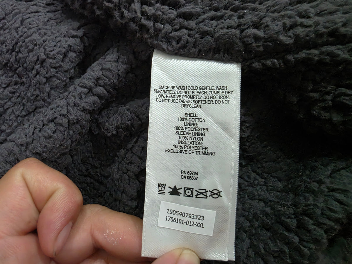 Chamarra Columbia 2xl Gris Oscuro Aborregada (Nuevo)