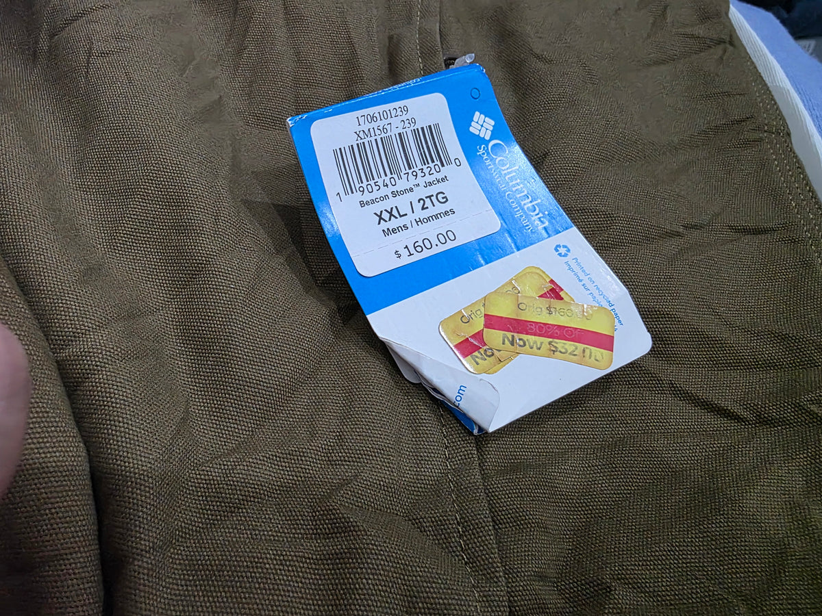 Chamarra Columbia 2xl Cafe Aborregada (Nuevo)