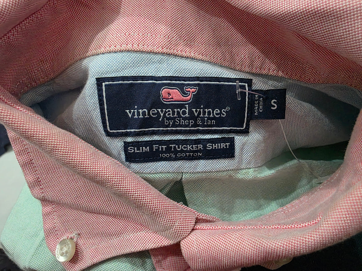 Camisa Vineyard Vines Chico S Slimfit Tuckershirt Multicolor (Usado)