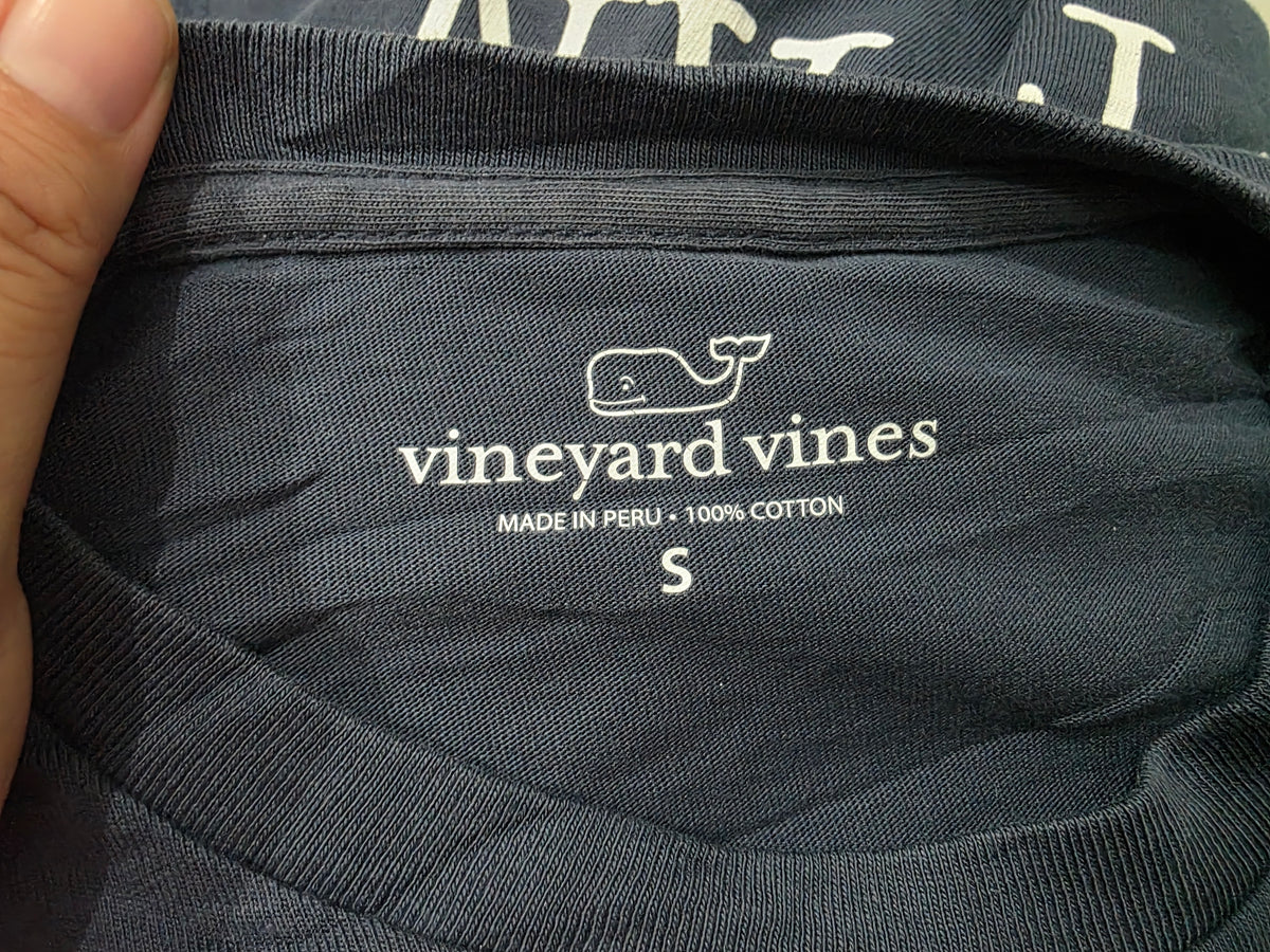 Playera Vineyard Vines Chico S Old Tappan Azul Deslavado (Usado)