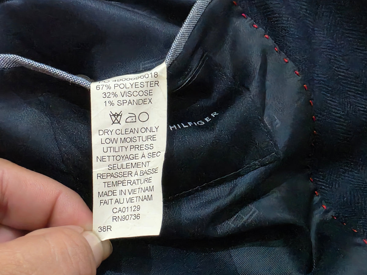 Saco Tommy Hilfiger Talla 38r Azul Oscuro (Usado)