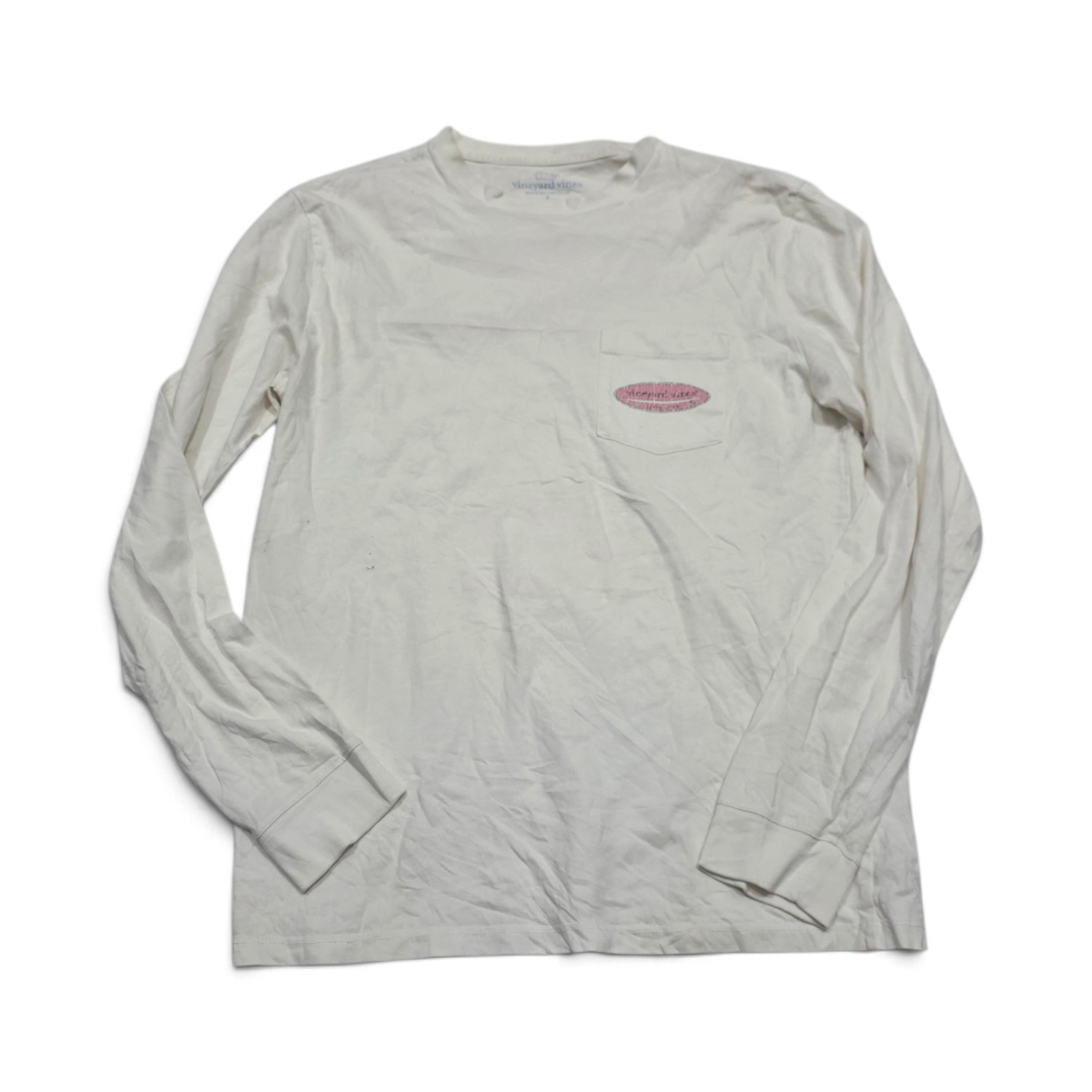 Playera Vineyard Vines Chico S Blanca Manga Larga (Usado)