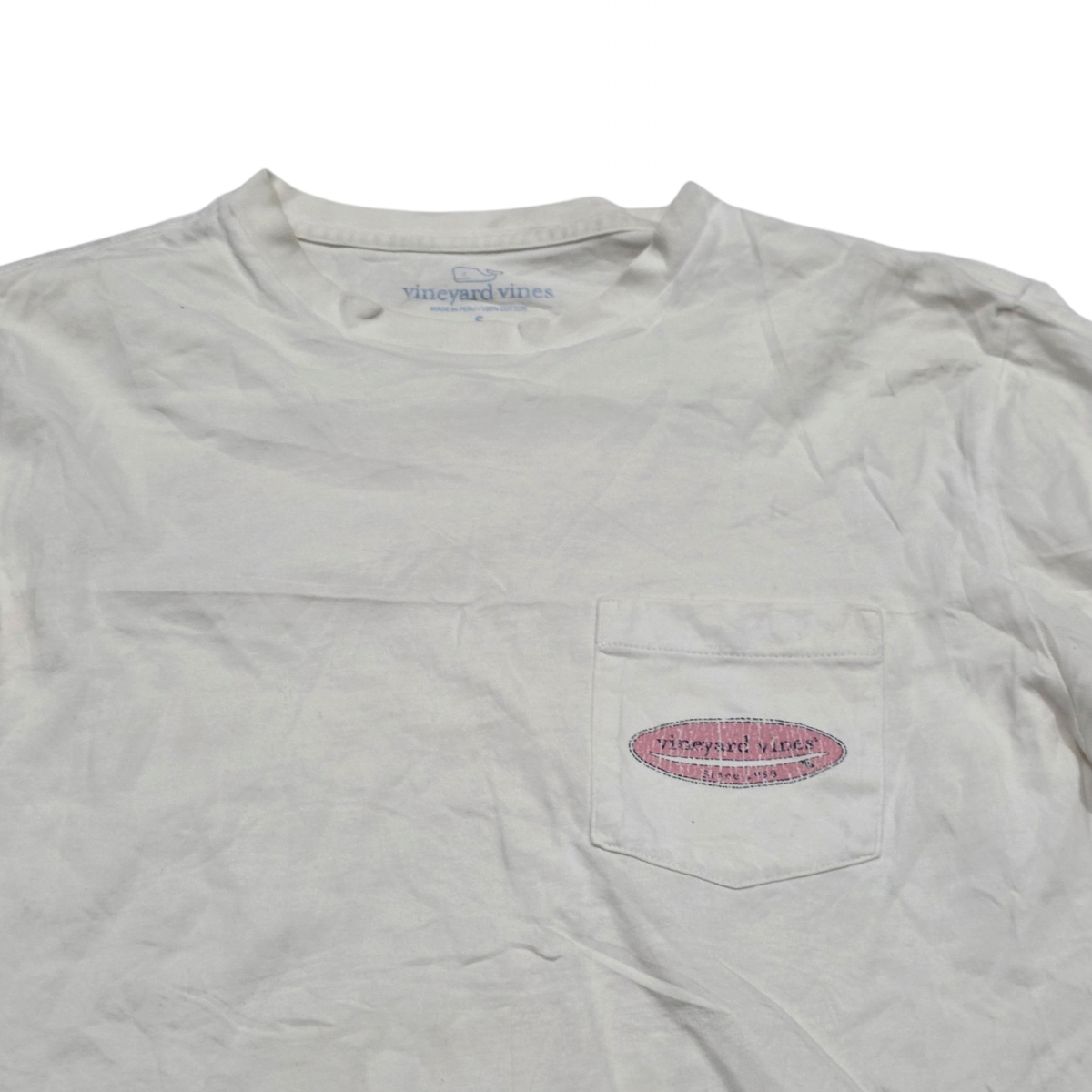 Playera Vineyard Vines Chico S Blanca Manga Larga (Usado)