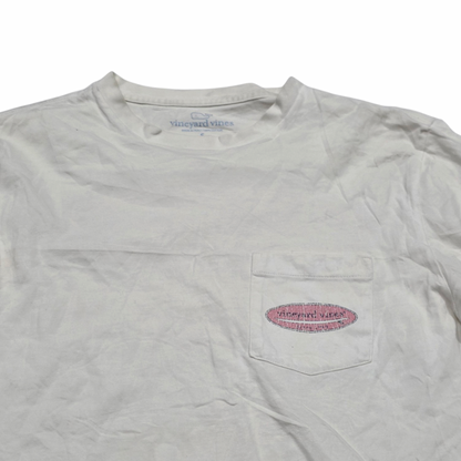 Playera Vineyard Vines Chico S Blanca Manga Larga (Usado)
