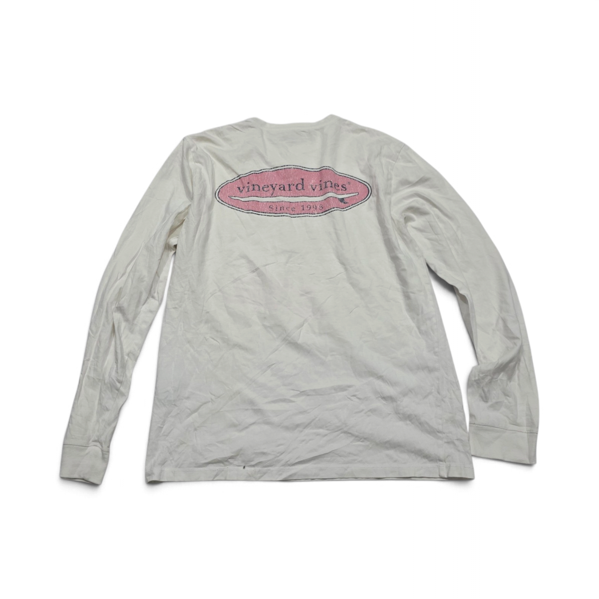 Playera Vineyard Vines Chico S Blanca Manga Larga (Usado)