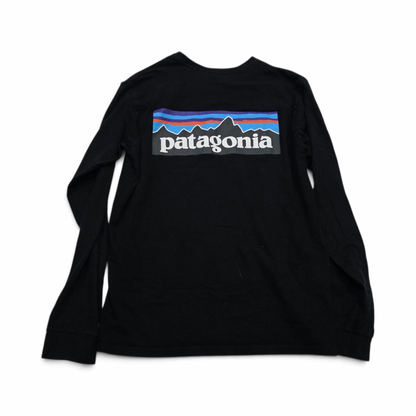Playera Patagonia Chico S Negro Manga Larga (Usado)