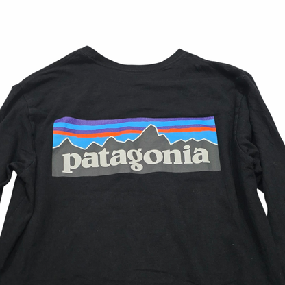 Playera Patagonia Chico S Negro Manga Larga (Usado)