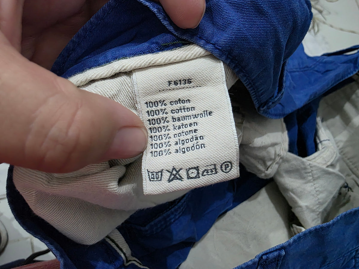 Bermuda Lacoste Fr 38 Talla 30 Azul Deslavado (Usado)