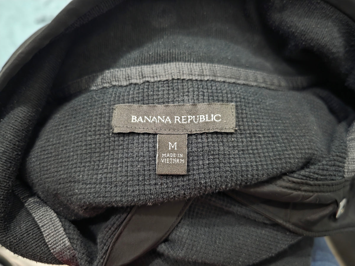 Sueter Banana Republic Mediana M Negro Con Cierre (Usado)