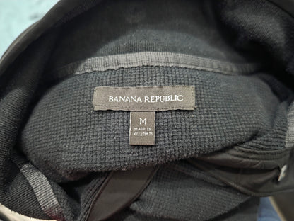 Sueter Banana Republic Mediana M Negro Con Cierre (Usado)