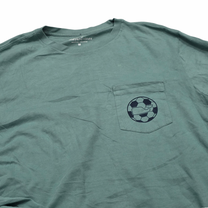 Playera Vineyard Vines Mediana M Verde Futbol Manga Larga (Usado)