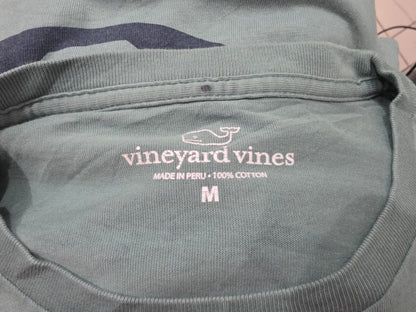 Playera Vineyard Vines Mediana M Verde Futbol Manga Larga (Usado)