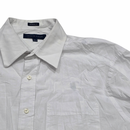 Camisa Tommy Hilfiger 15 1/2 34-35 Regular Fit Blanca (Usado)
