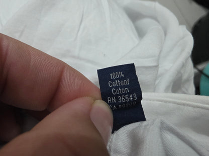 Camisa Tommy Hilfiger 15 1/2 34-35 Regular Fit Blanca (Usado)