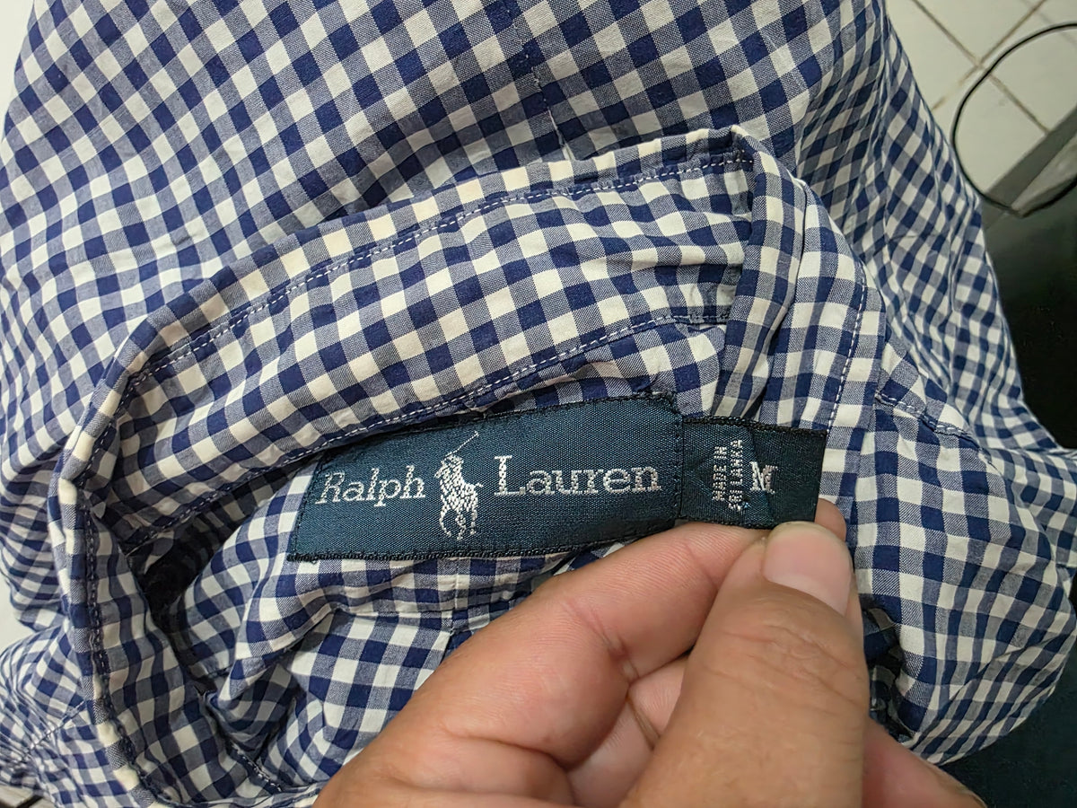 Camisa Ralph Lauren Mediana M Cuadro Azul (Usado)