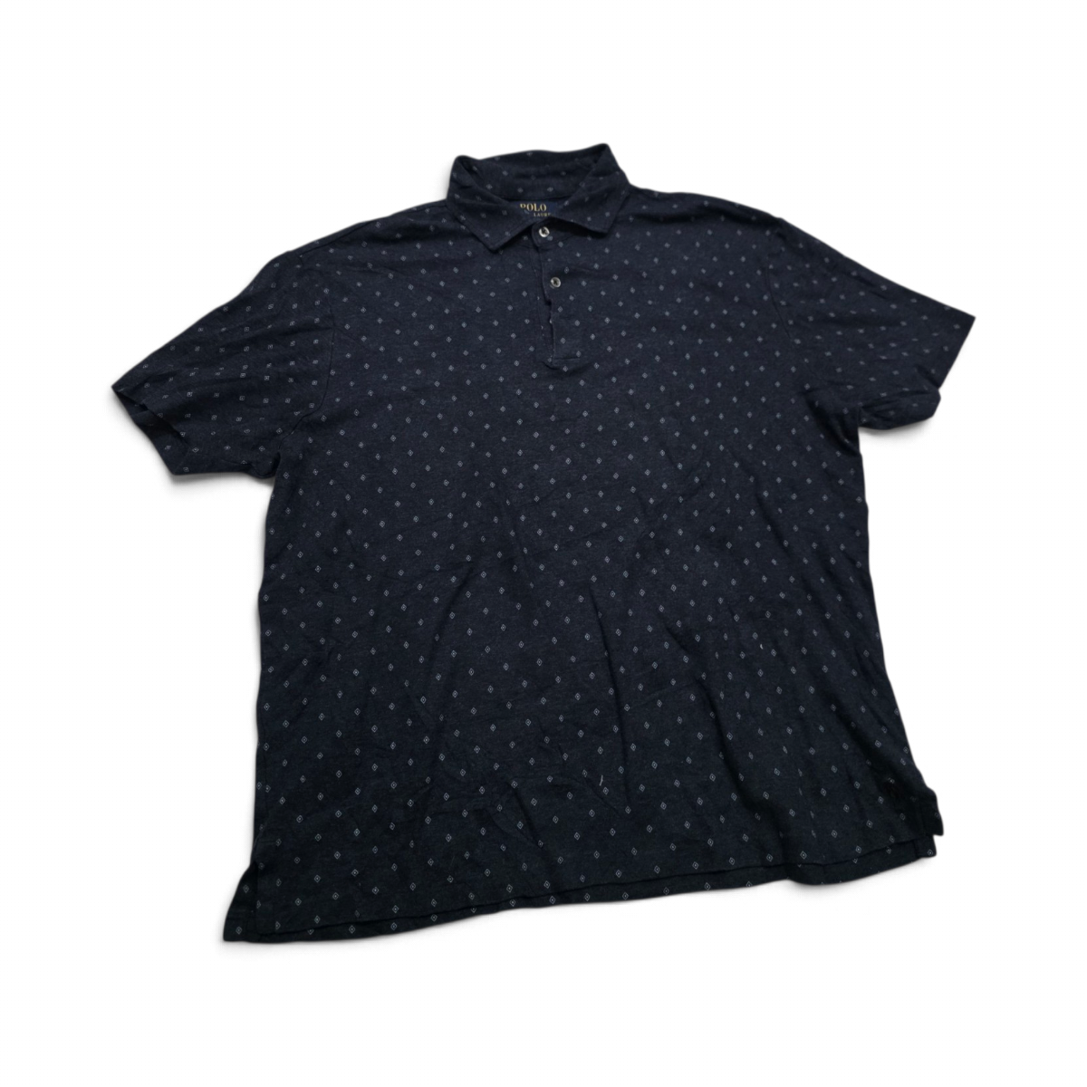 Playera Ralph Lauren Mediana M Polo Azul Figuras (Usado)