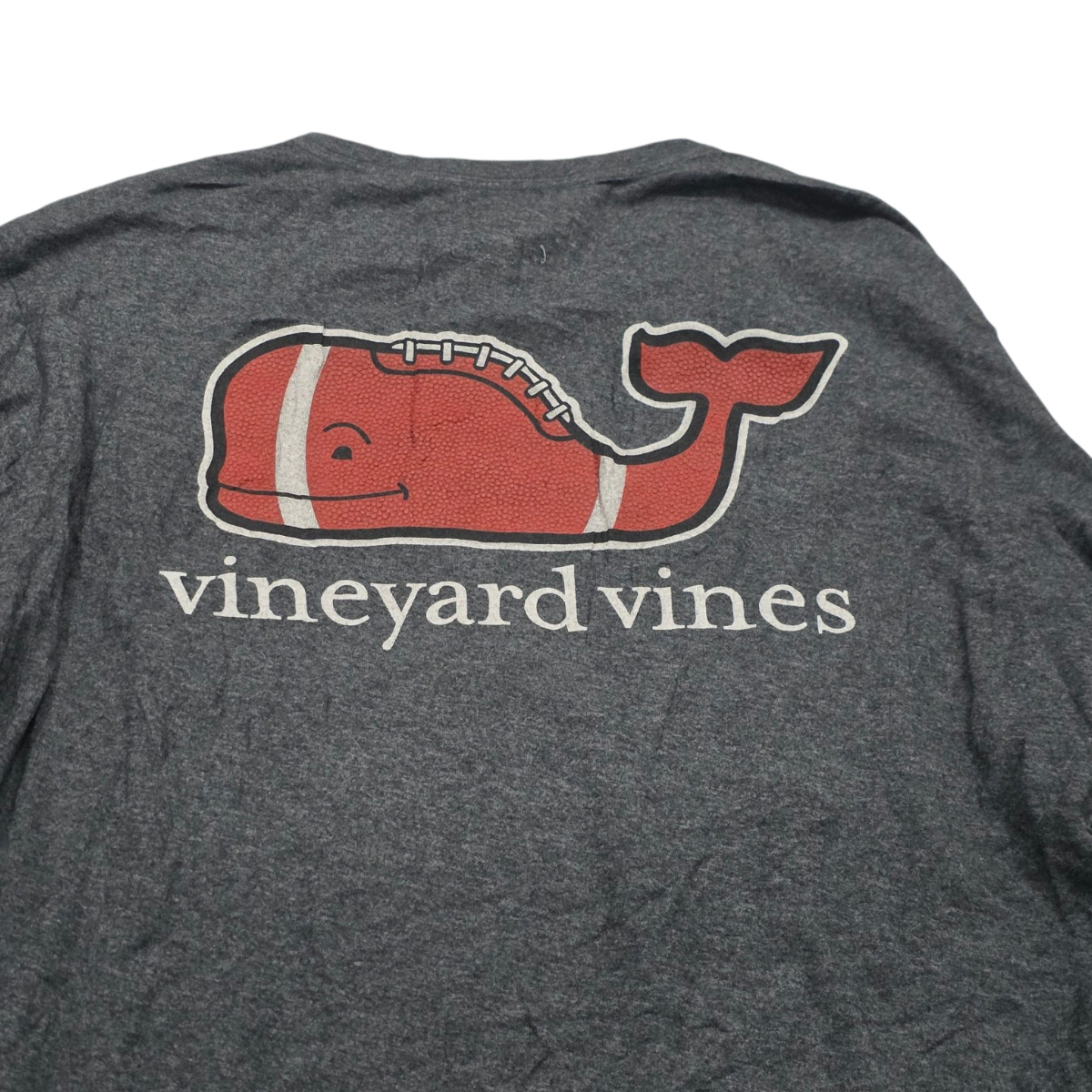 Playera Vineyard Vines Mediana M Gris Futbol Americano (Usado)