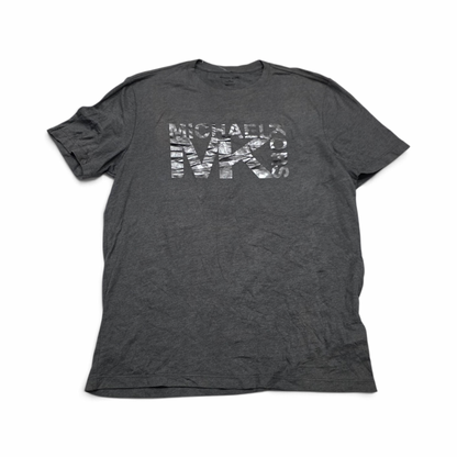 Playera Michael Kors Mediana M Gris Letras (Usado)