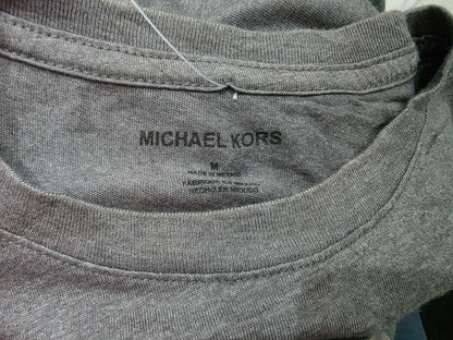 Playera Michael Kors Mediana M Gris Letras (Usado)