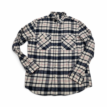 Camisa Banana Republic Grandestandardfit Franela Azul Blanco (Usado)