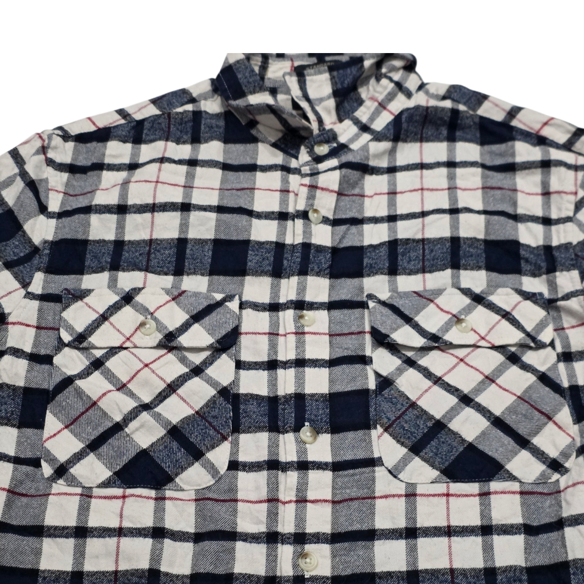 Camisa Banana Republic Grandestandardfit Franela Azul Blanco (Usado)