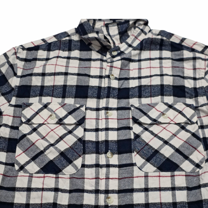 Camisa Banana Republic Grandestandardfit Franela Azul Blanco (Usado)