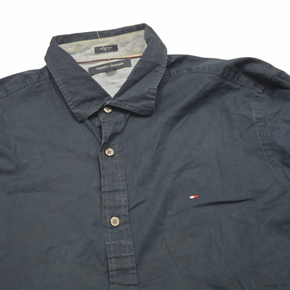 Camisa Tommy Hilfiger Grande L Stretch Azul (Usado)