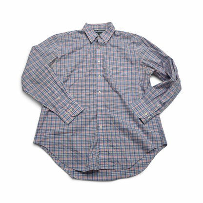 Camisa Ralph Lauren 16 1/2 34-35 Classicfit Rosa Azul Cuadro (Usado)