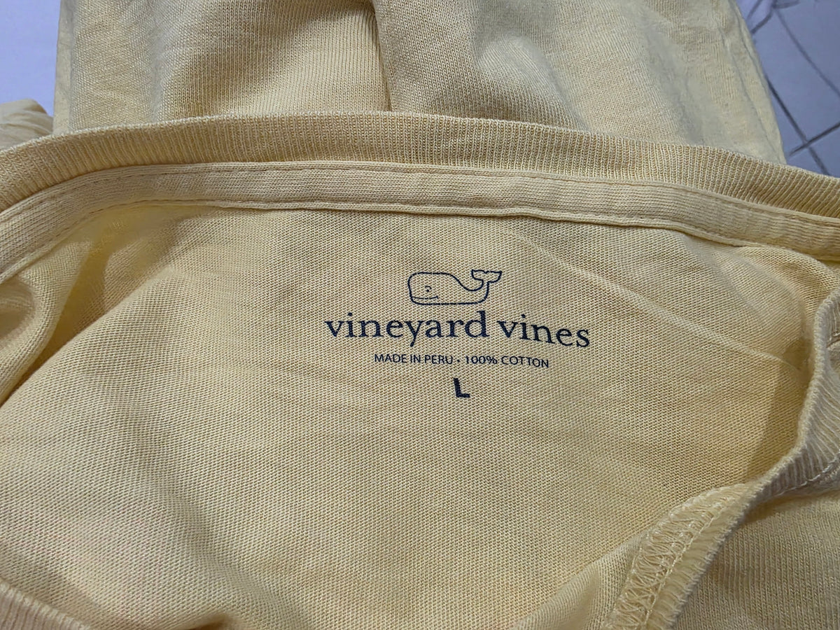 Playera Vineyard Vines Grande L Amarillo (Usado)