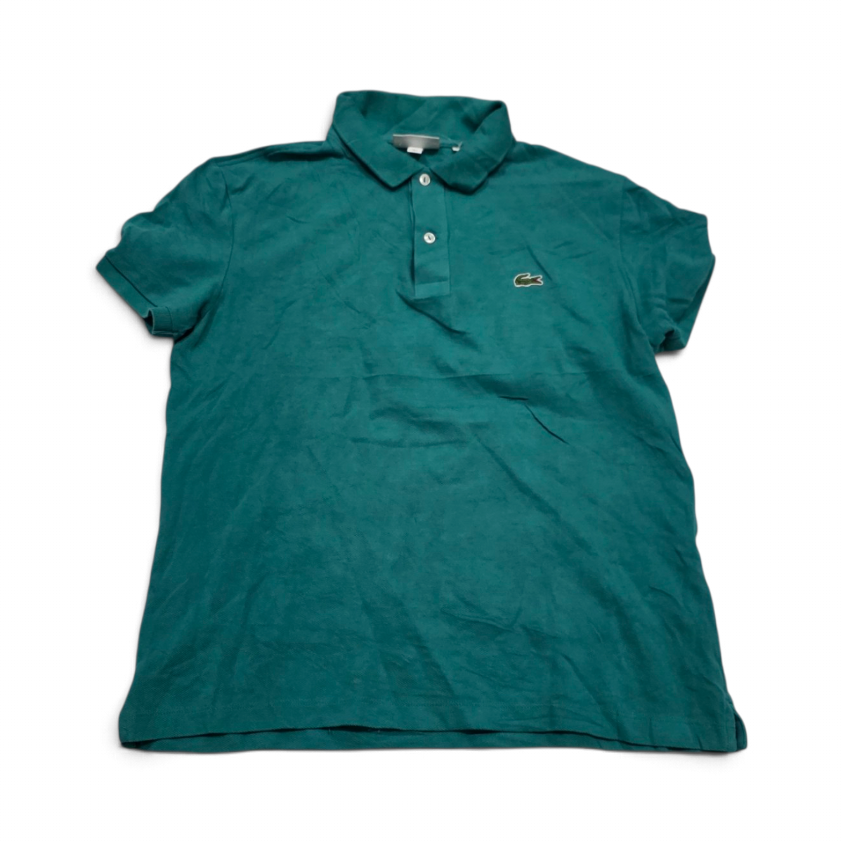 Playera Lacoste Fr5 Grande L Polo Turquesa (Usado)