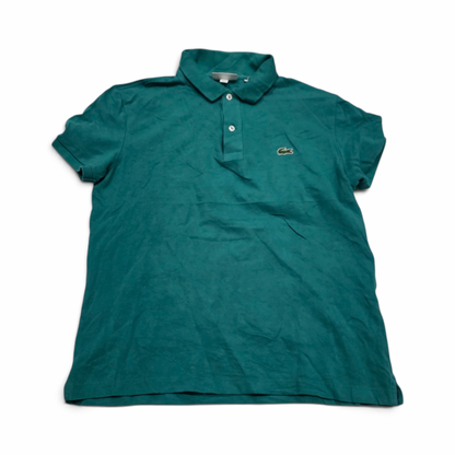 Playera Lacoste Fr5 Grande L Polo Turquesa (Usado)