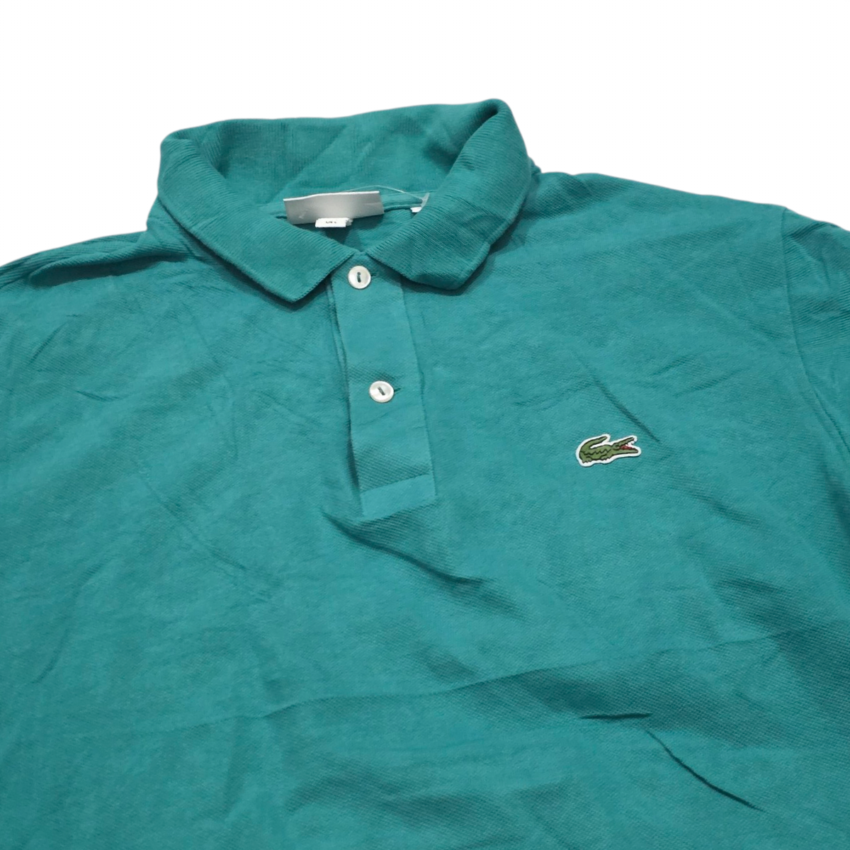 Playera Lacoste Fr5 Grande L Polo Turquesa (Usado)