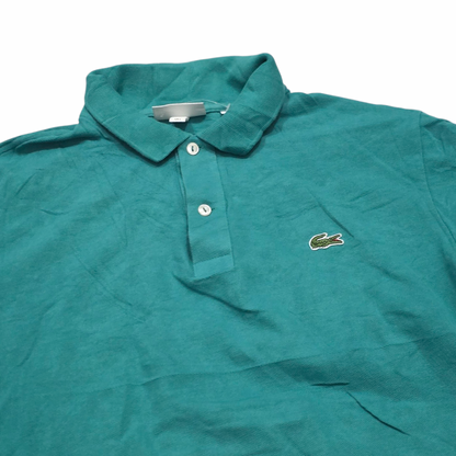Playera Lacoste Fr5 Grande L Polo Turquesa (Usado)