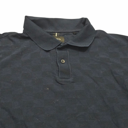 Playera Hugo Boss Porsche Grande L Azul Oscuro Cuadros (Usado)